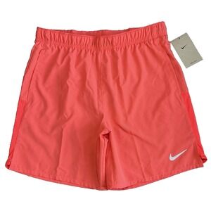 Nike 7" Challenger Lined Shorts Bright Crimson DV9359 635 Men's Sz Medium Orange